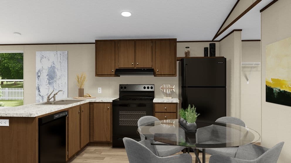 Grand kitchen home features