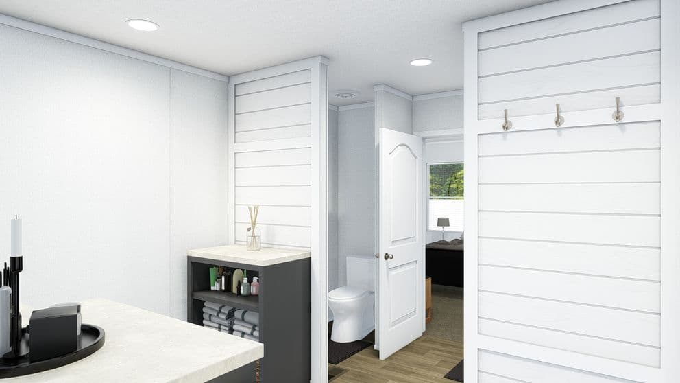 The island breeze 64 bathroom home features