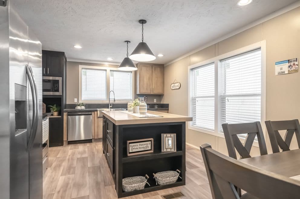 The fusion 48f kitchen home features