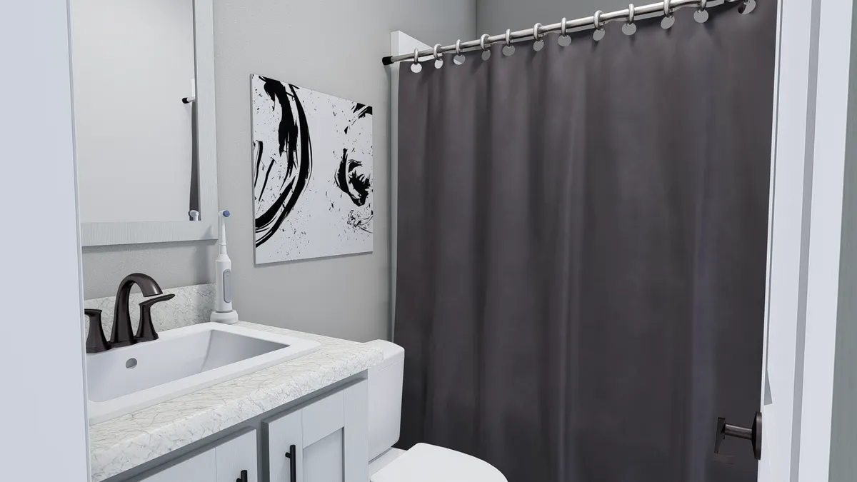 The hollywood bathroom home features