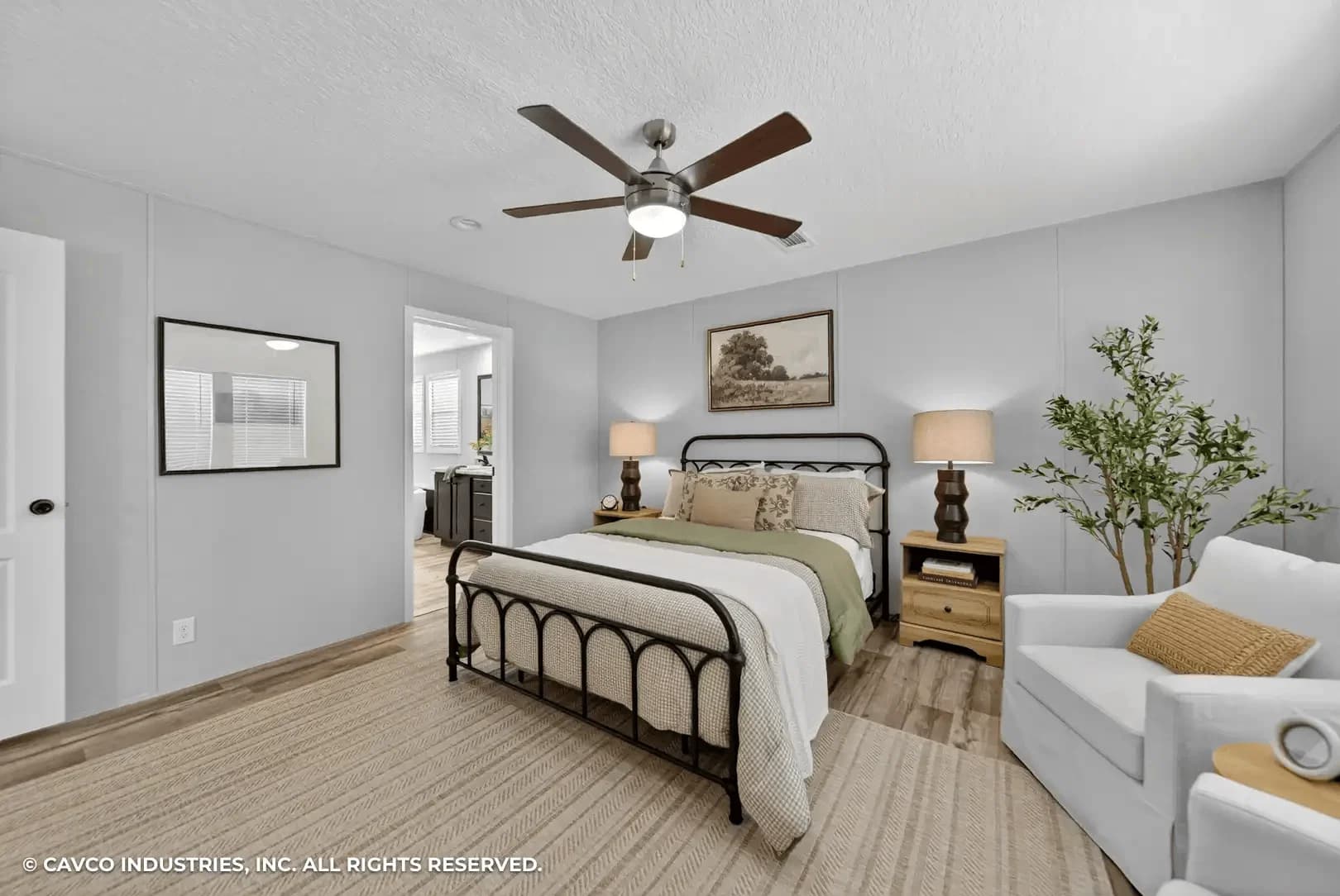 Vantage bedroom home features