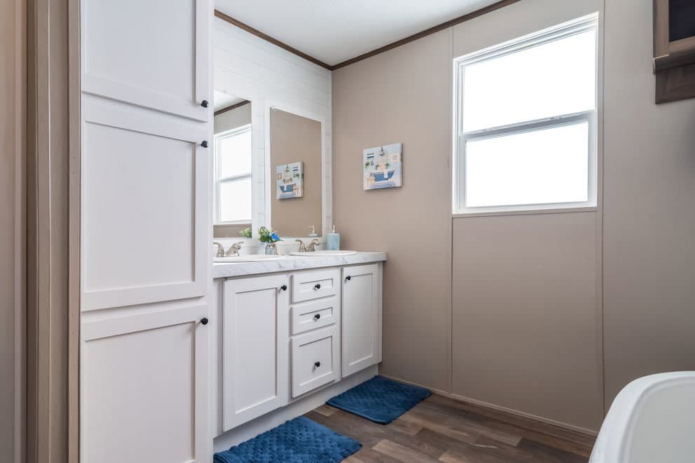 The farmhouse breeze 72 bathroom home features