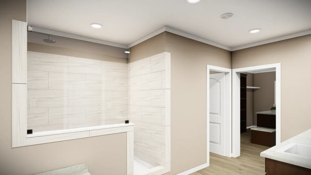 The bryant bathroom home features