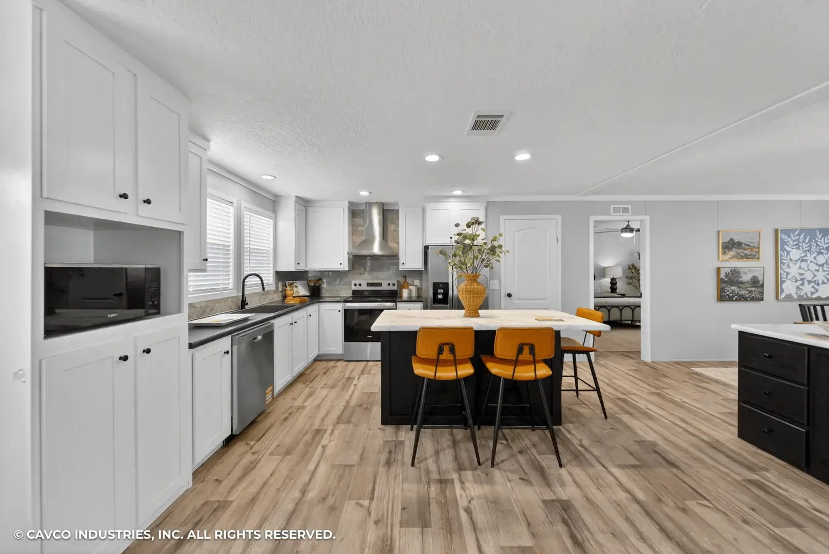 Vantage interior home features