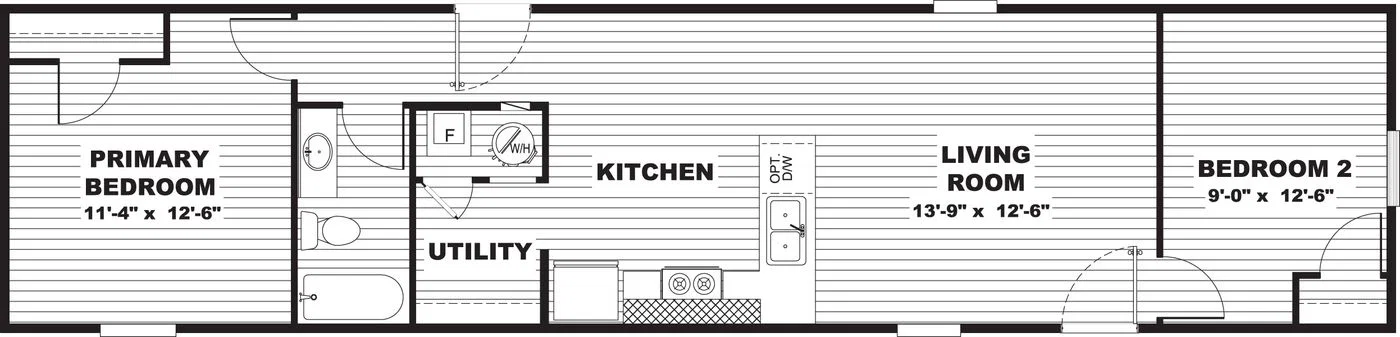 Elm floor plan home features