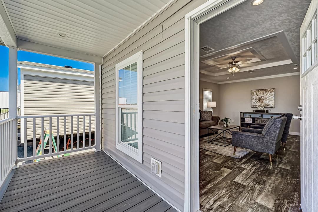 Champion community exterior home features
