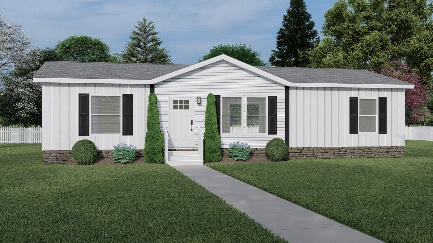 Desoto hero, elevation, and exterior home features