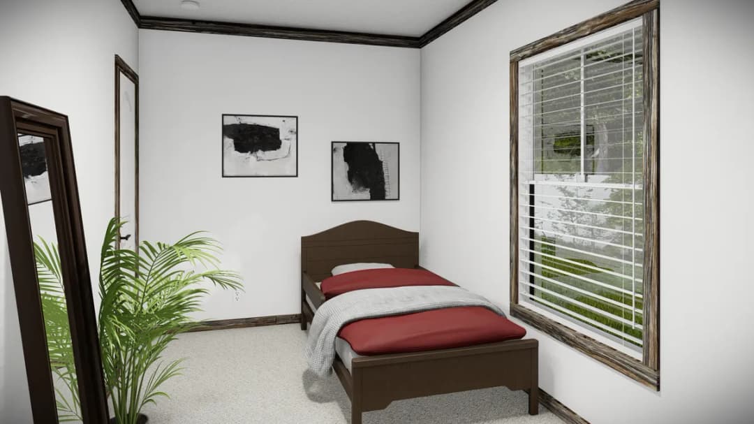 The bandit bedroom home features