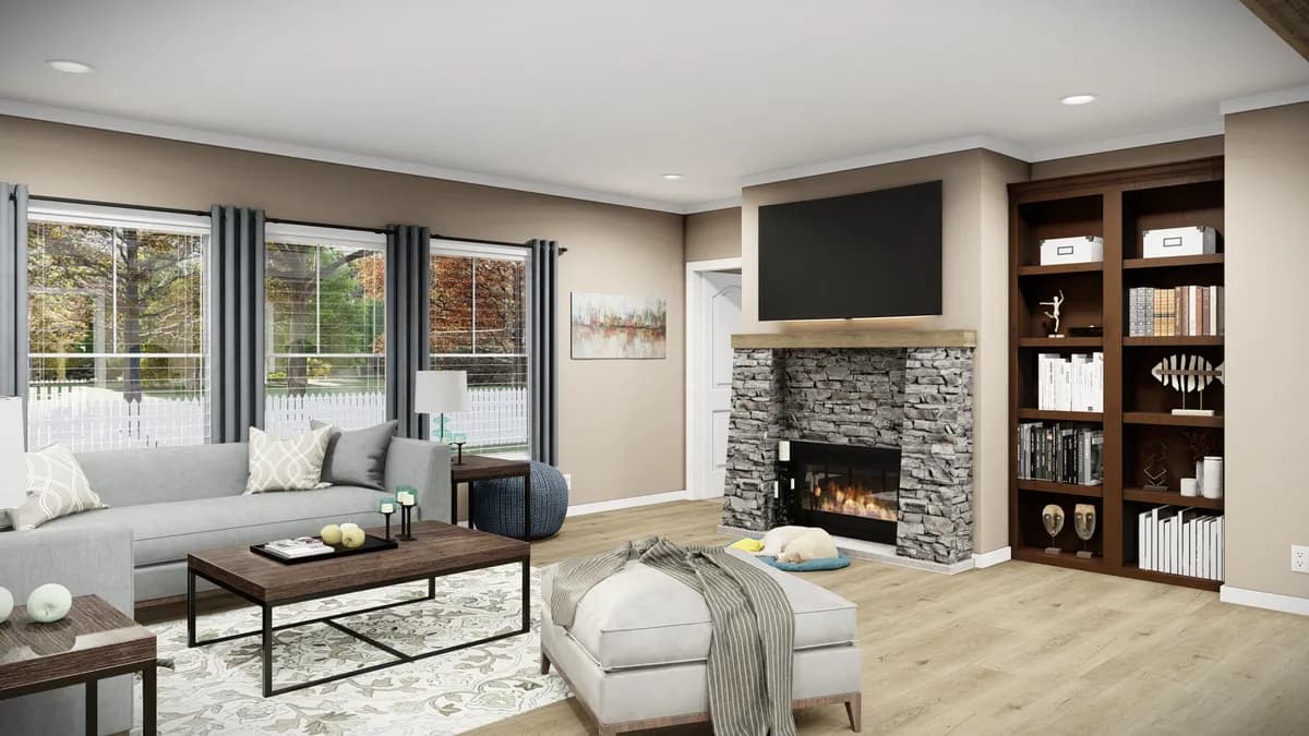 The bryant interior home features