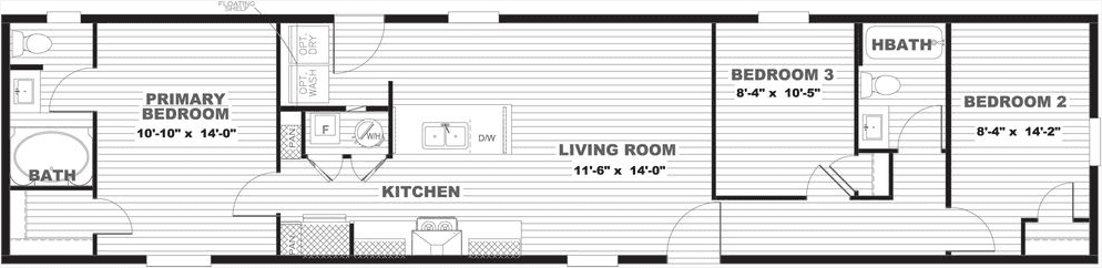 Clark floor plan home features