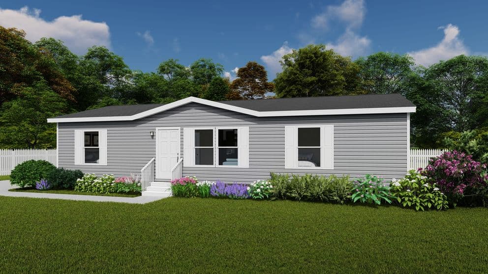 The eagle 48 hero, elevation, and exterior home features