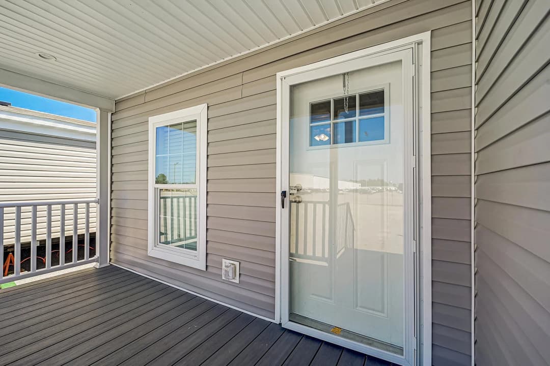 Champion community exterior home features