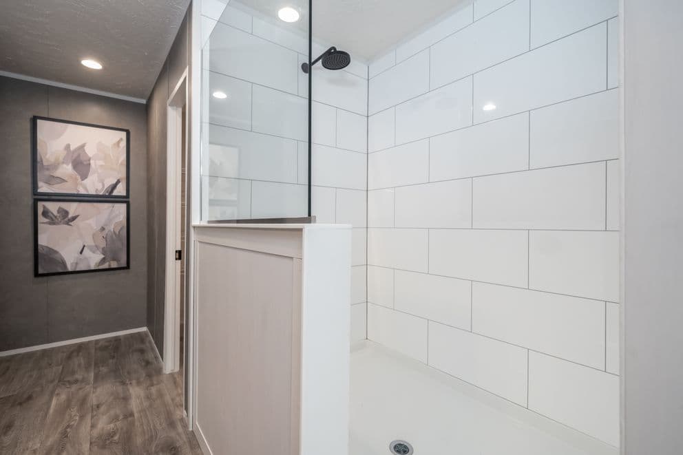 The fusion 3260 bathroom home features