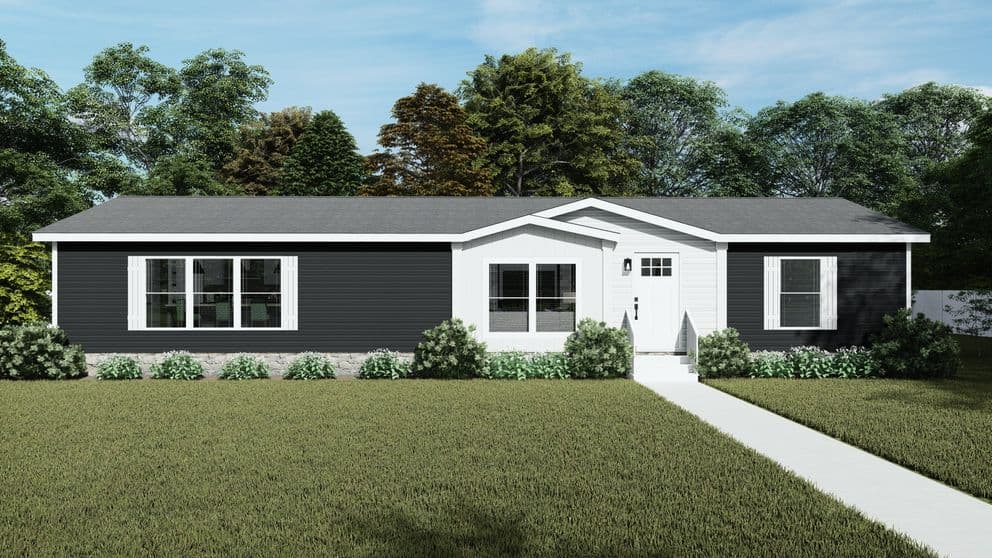 The fusion 3260 hero, elevation, and exterior home features
