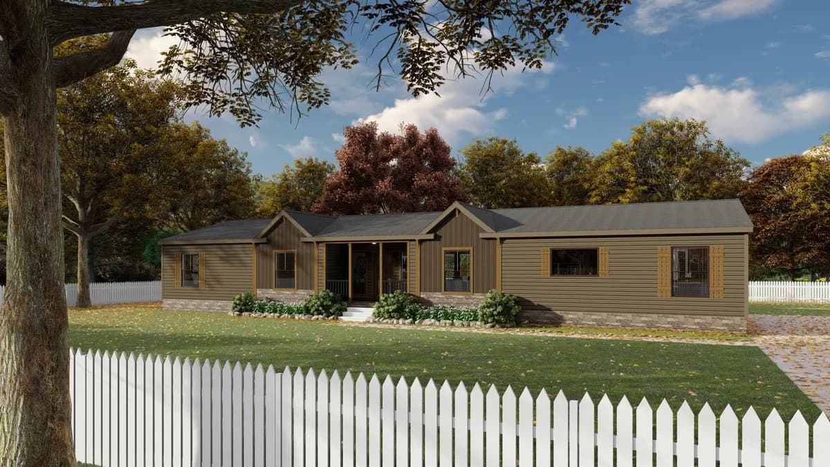 The bryant hero, elevation, and exterior home features